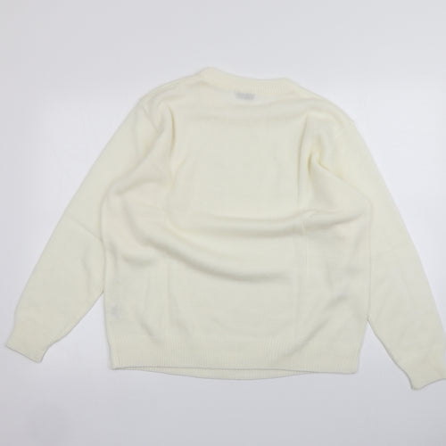 Damart Womens White   Pullover Jumper Size 16