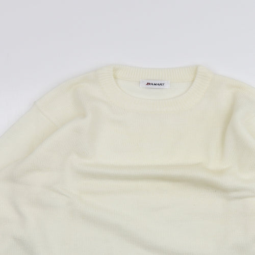 Damart Womens White   Pullover Jumper Size 16