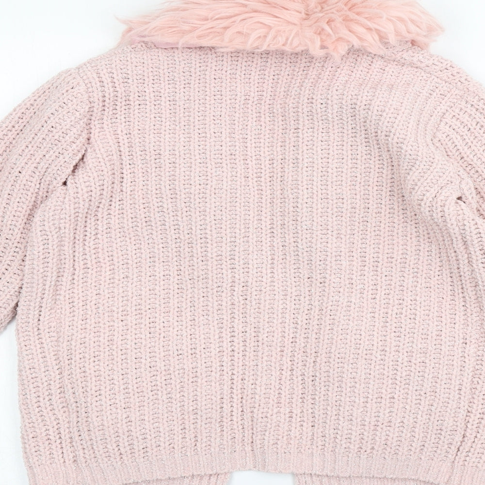 George Girls Pink   Jacket Coatigan Size 8-9 Years