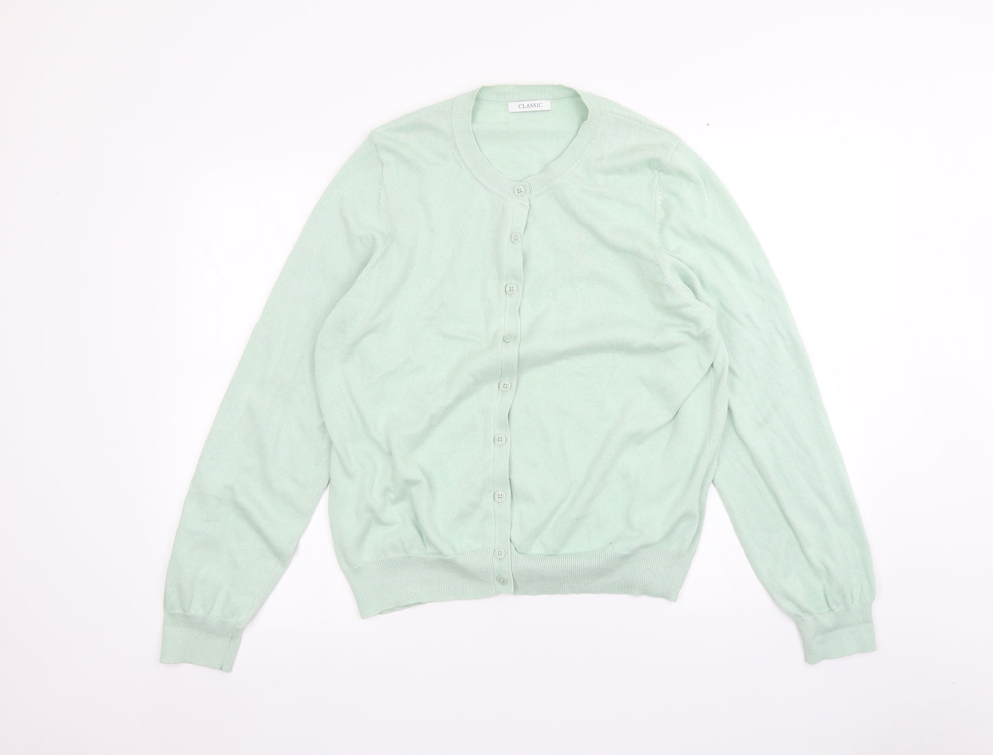 Marks and Spencer Womens Green   Cardigan Jumper Size 16