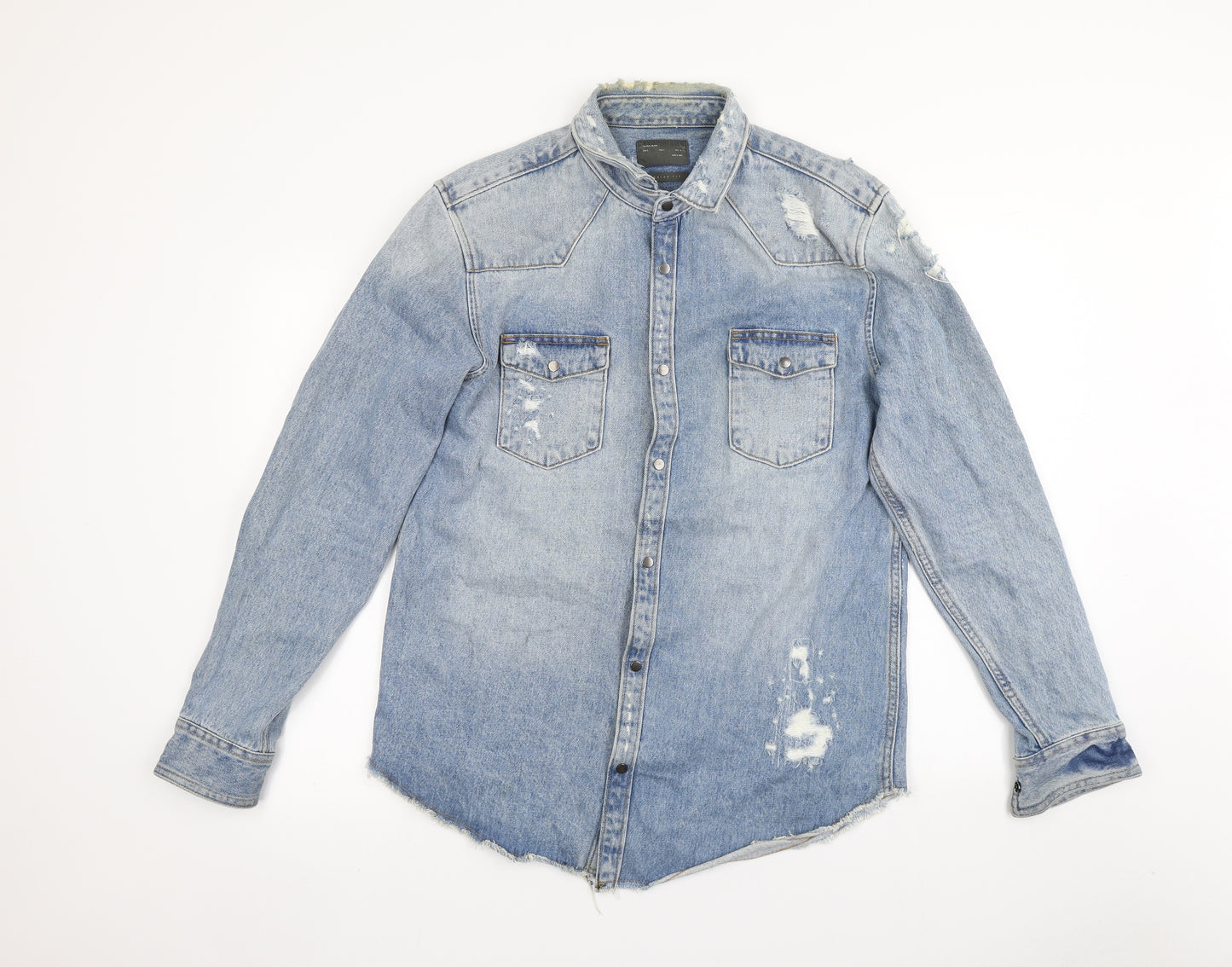 Zara Mens Blue  Denim Jacket  Size L