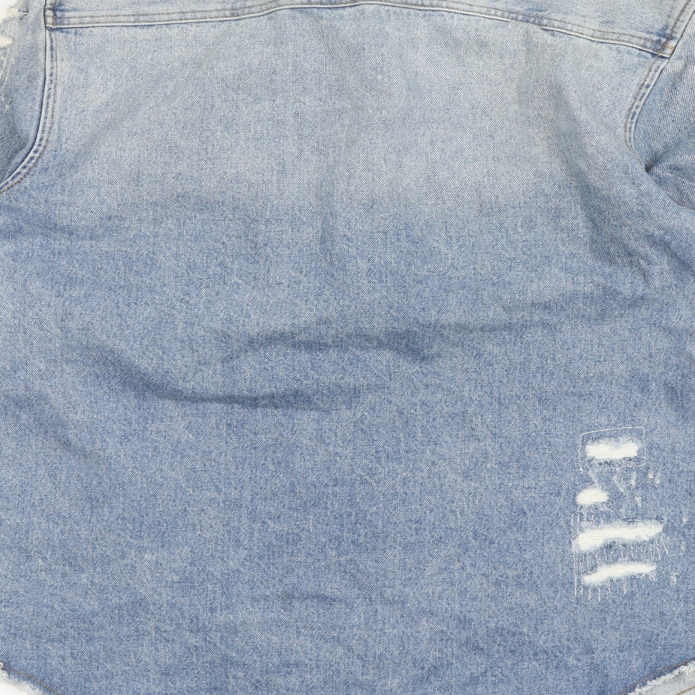 Zara Mens Blue  Denim Jacket  Size L