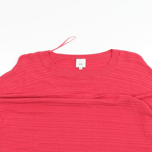 River Island Womens Pink   Pullover Jumper Size XS
