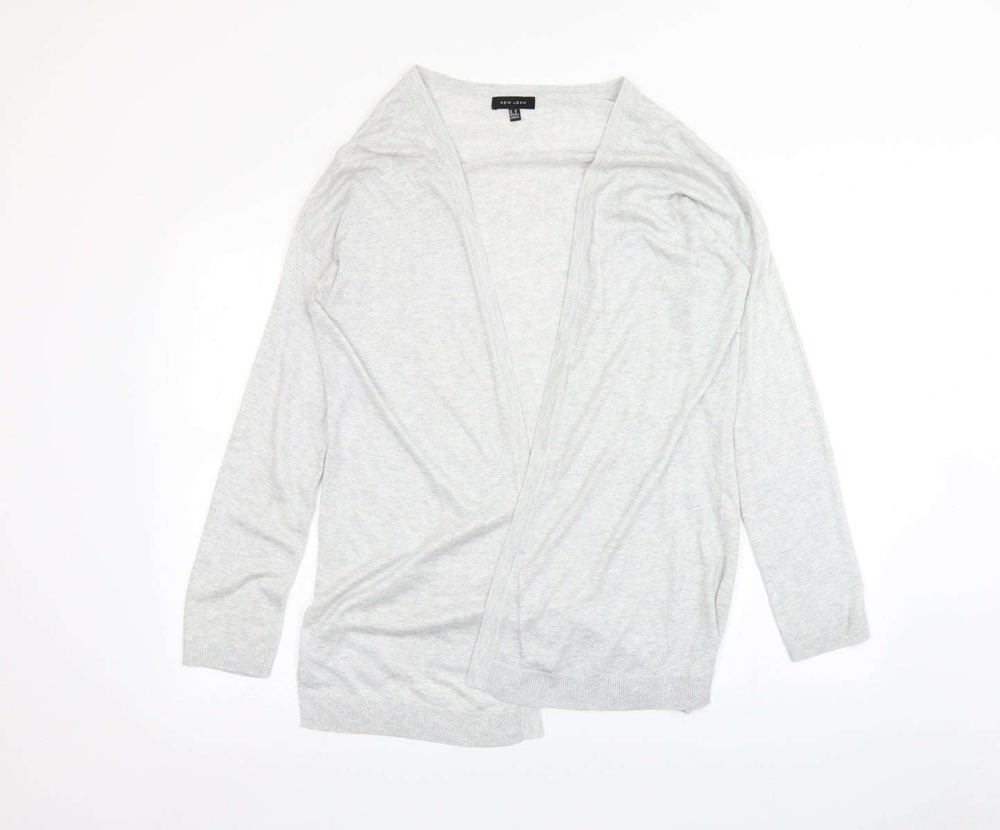 New Look Womens Silver   Cardigan Jumper Size M