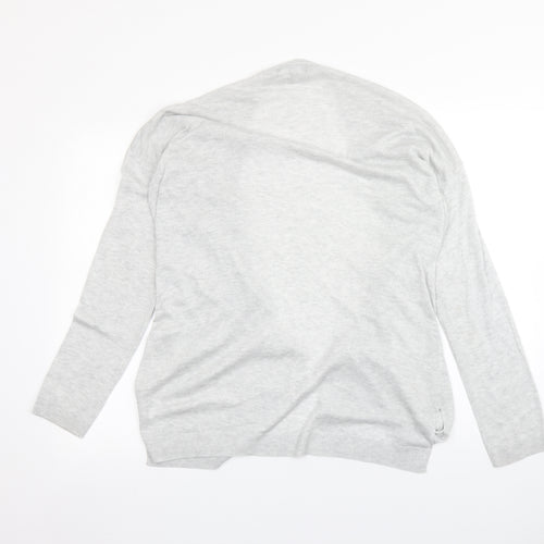 New Look Womens Silver   Cardigan Jumper Size M