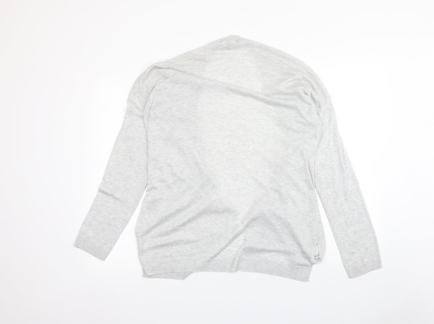 New Look Womens Silver   Cardigan Jumper Size M
