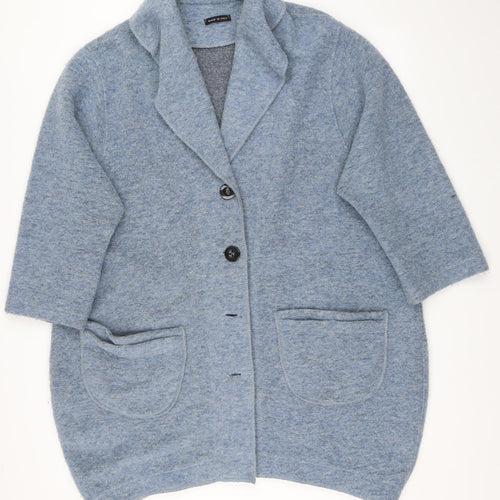 Preworn Womens Blue   Overcoat Coat