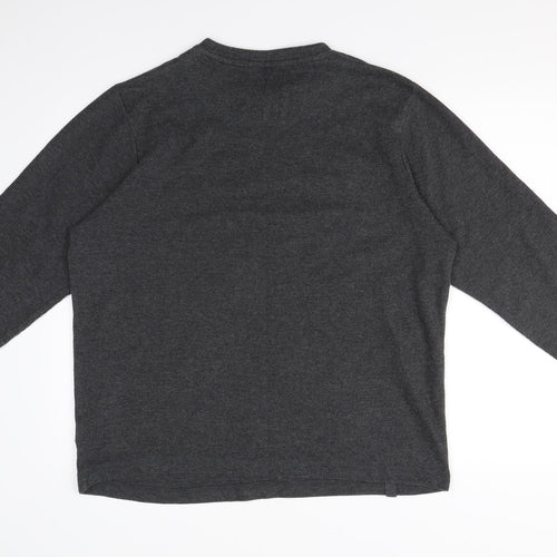 Burton Mens Grey    T-Shirt Size L