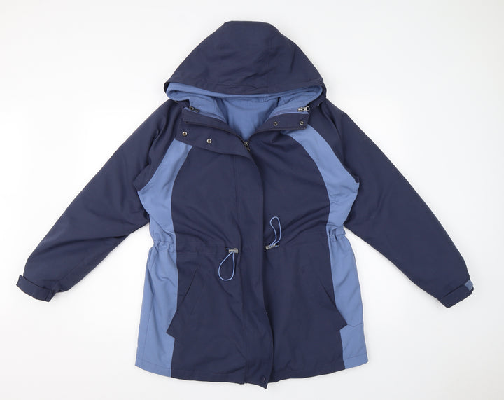 BM Womens Blue   Overcoat Coat Size S