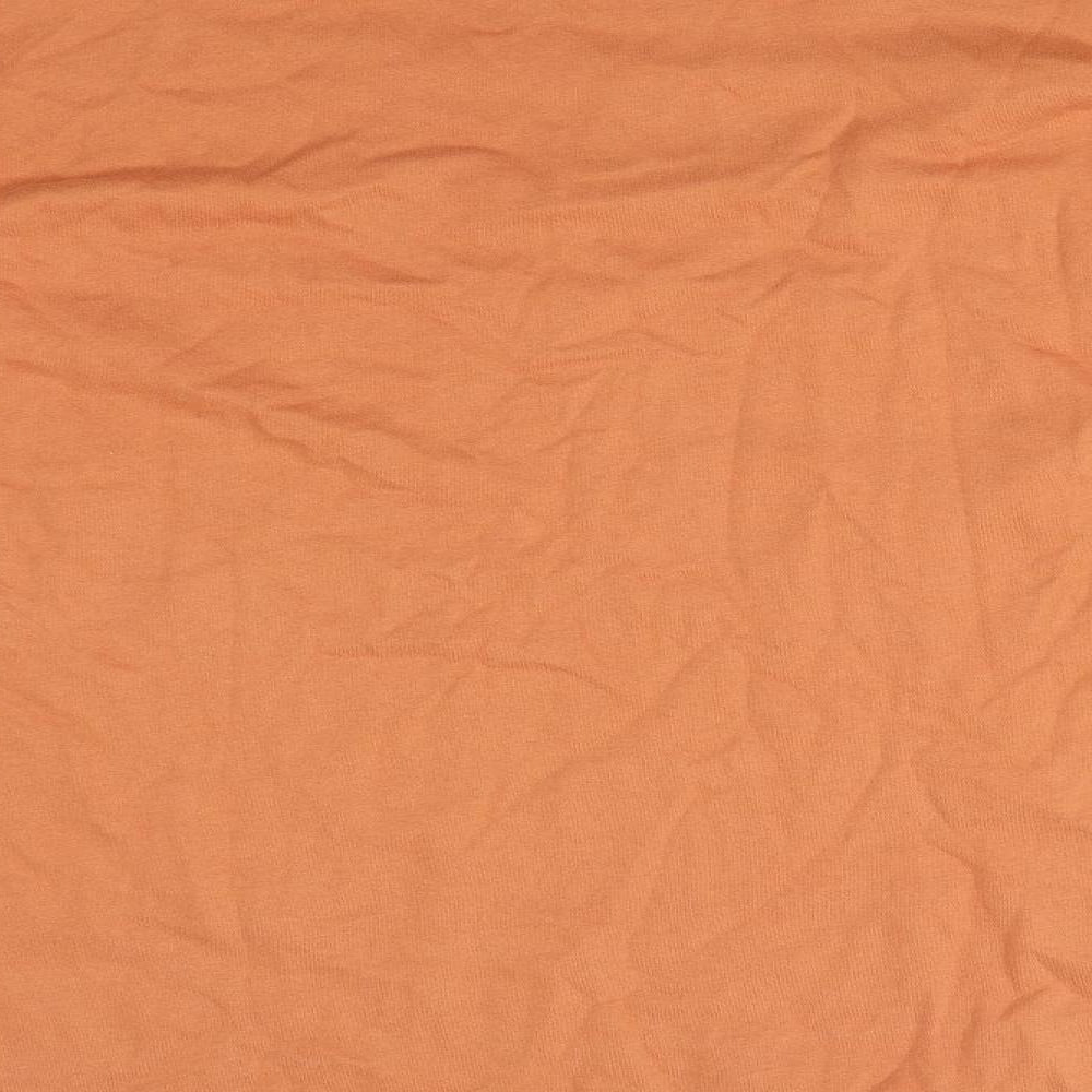 PRETTYLITTLETHING Womens Orange   Pullover Sweatshirt Size 4