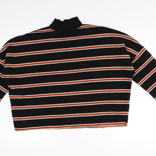 Primark Womens Multicoloured Striped  Pullover Sweatshirt Size S