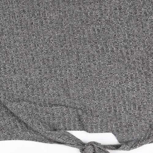 Primark Womens Grey Solid   Pyjama Top Size S