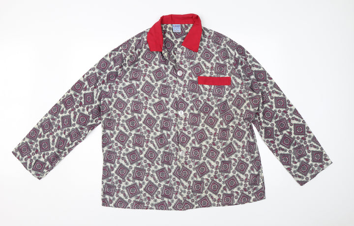 DAMIGO Mens Multicoloured Paisley   Button-Up Size XL