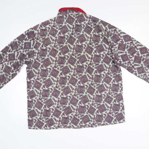 DAMIGO Mens Multicoloured Paisley   Button-Up Size XL