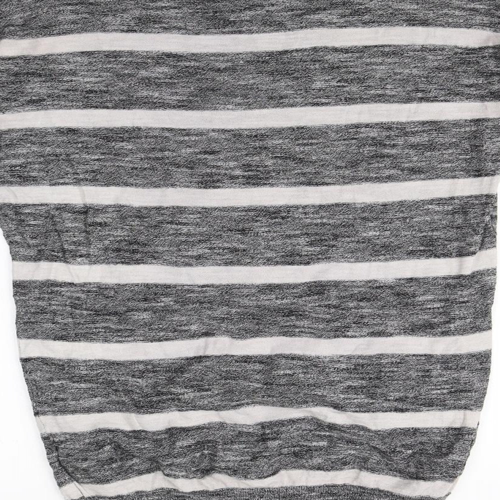 H&M Womens Multicoloured Striped  Basic T-Shirt Size 6