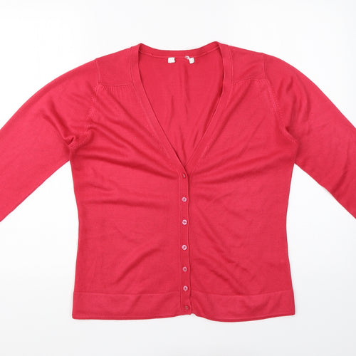 Preworn Womens Pink   Cardigan Jumper