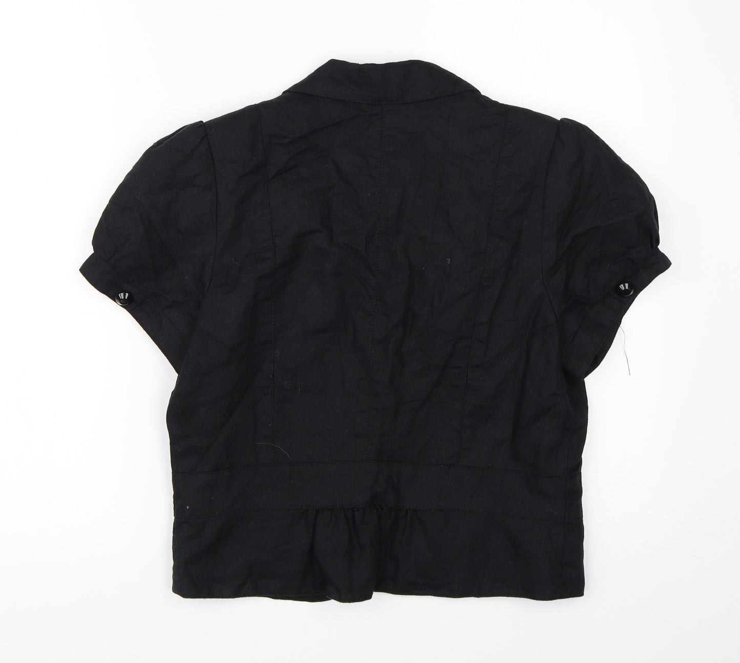 Miss Selfridge Womens Black   Jacket Waistcoat Size 12