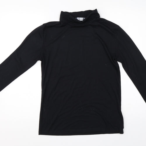 JUISHDEN Womens Black   Basic T-Shirt Size M