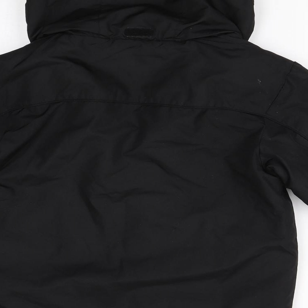 McKINLEY Boys Black   Overcoat Coat Size 10 Years