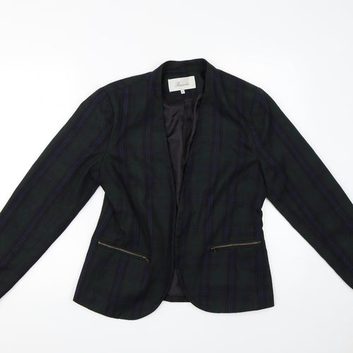 Peacocks Womens Multicoloured Check  Jacket Blazer Size 12