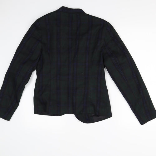 Peacocks Womens Multicoloured Check  Jacket Blazer Size 12
