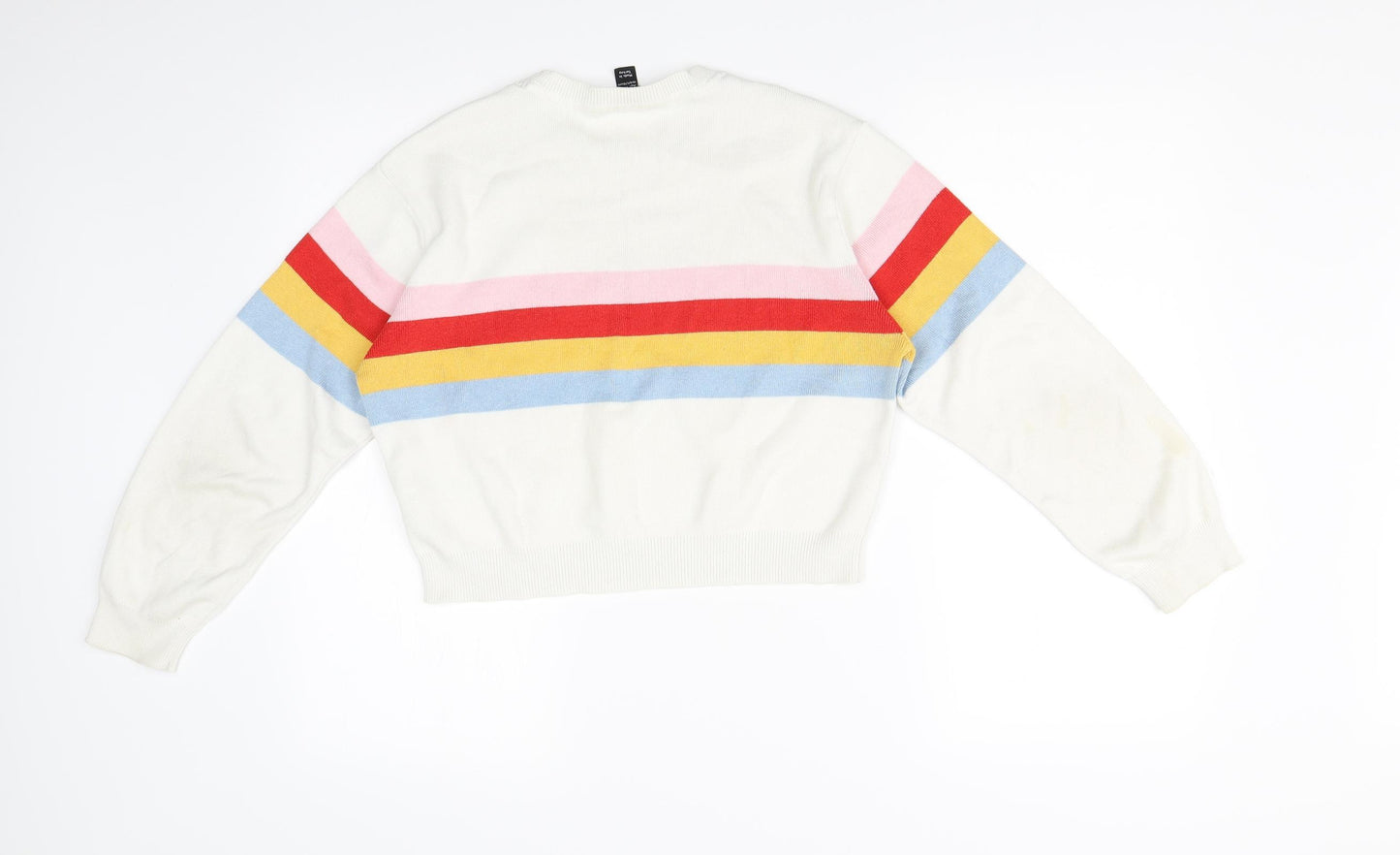 New Look Girls Multicoloured Striped  Pullover Sweatshirt Size 14-15 Years