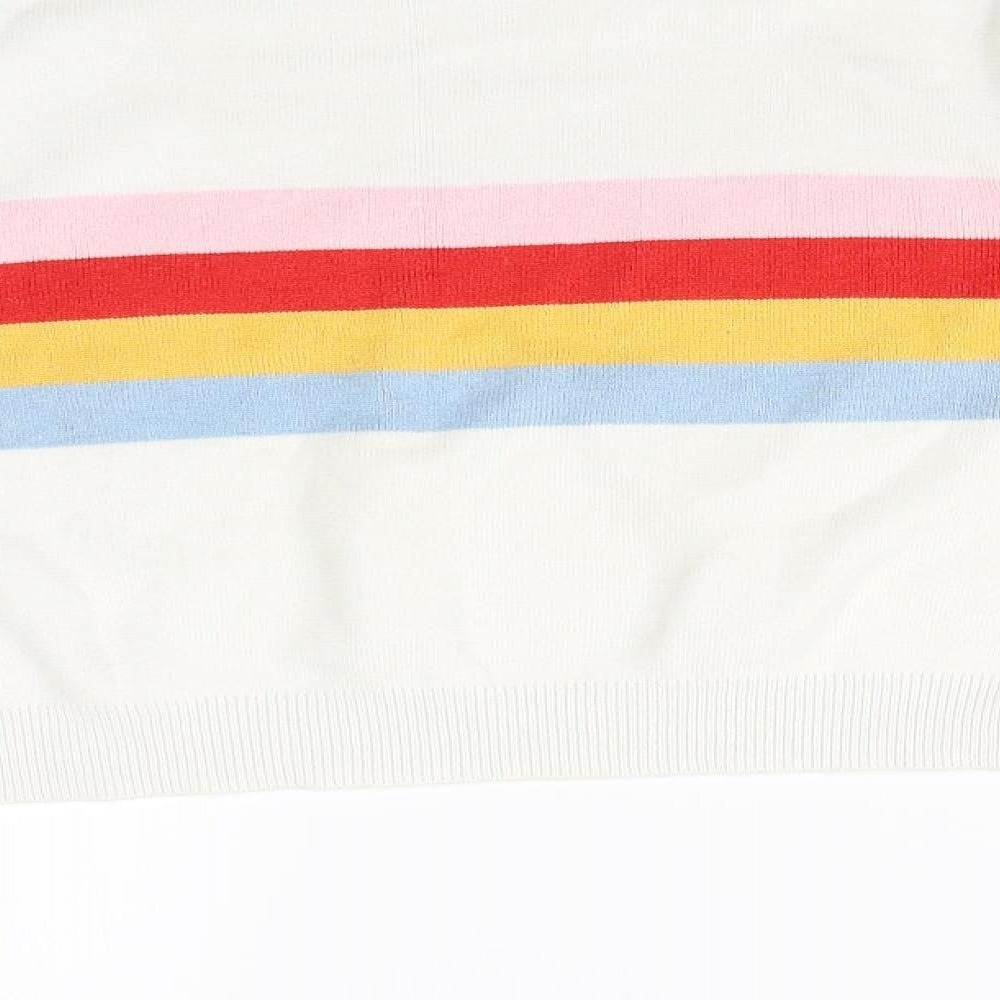New Look Girls Multicoloured Striped  Pullover Sweatshirt Size 14-15 Years