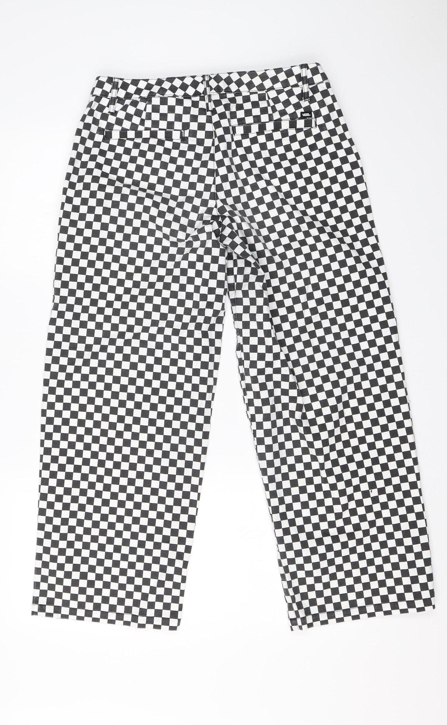 VANS Womens Multicoloured Check  Straight Jeans Size 28 in L25 in