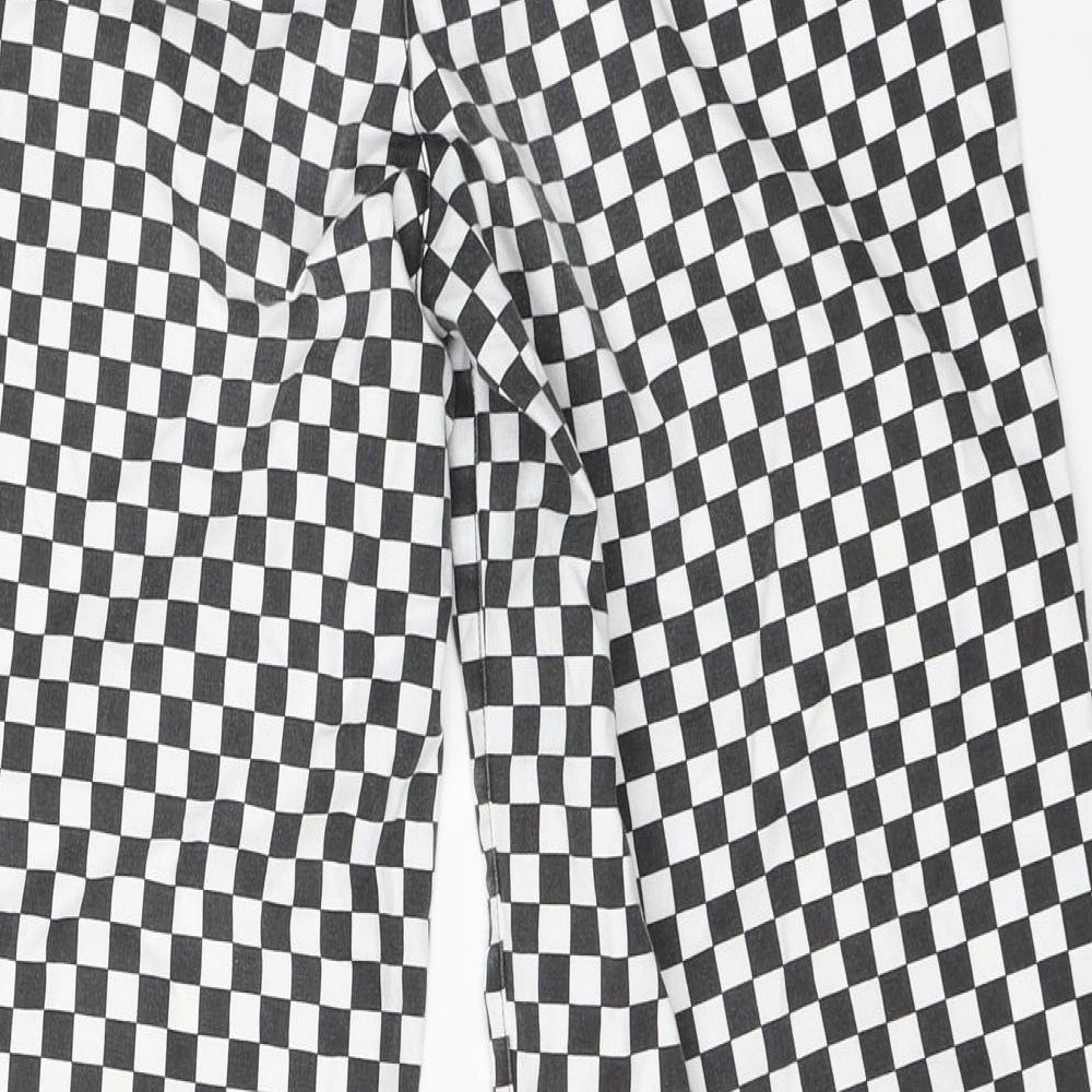 VANS Womens Multicoloured Check  Straight Jeans Size 28 in L25 in