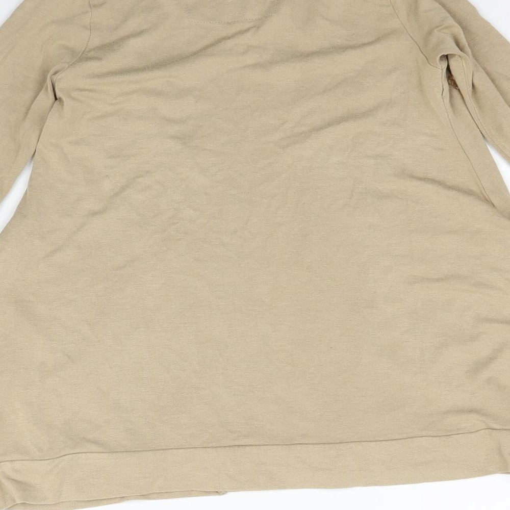 NEXT Girls Beige   Cardigan Jumper Size 3 Years