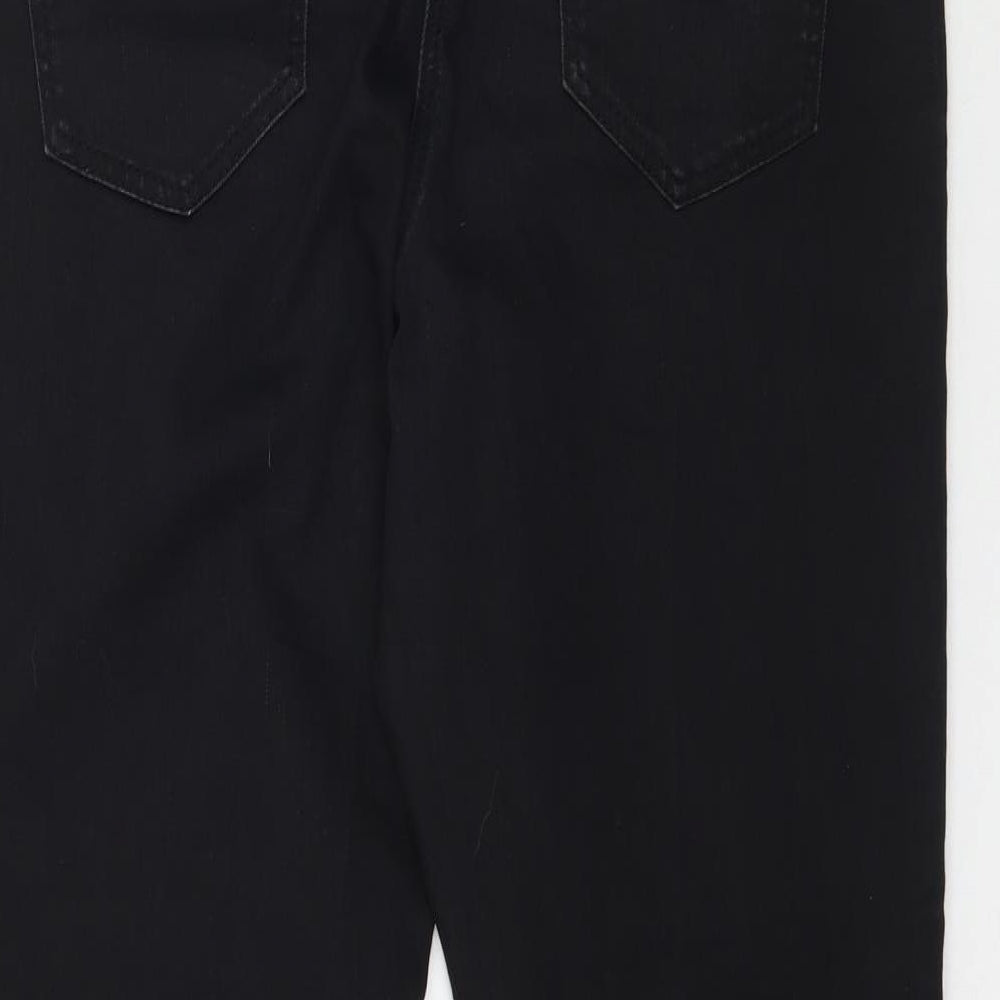 George Womens Black  Denim Skinny Jeans Size 14 L27 in
