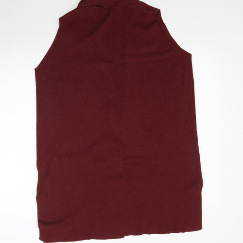 Atmosphere Womens Red  Knit Cardigan Jumper Size L