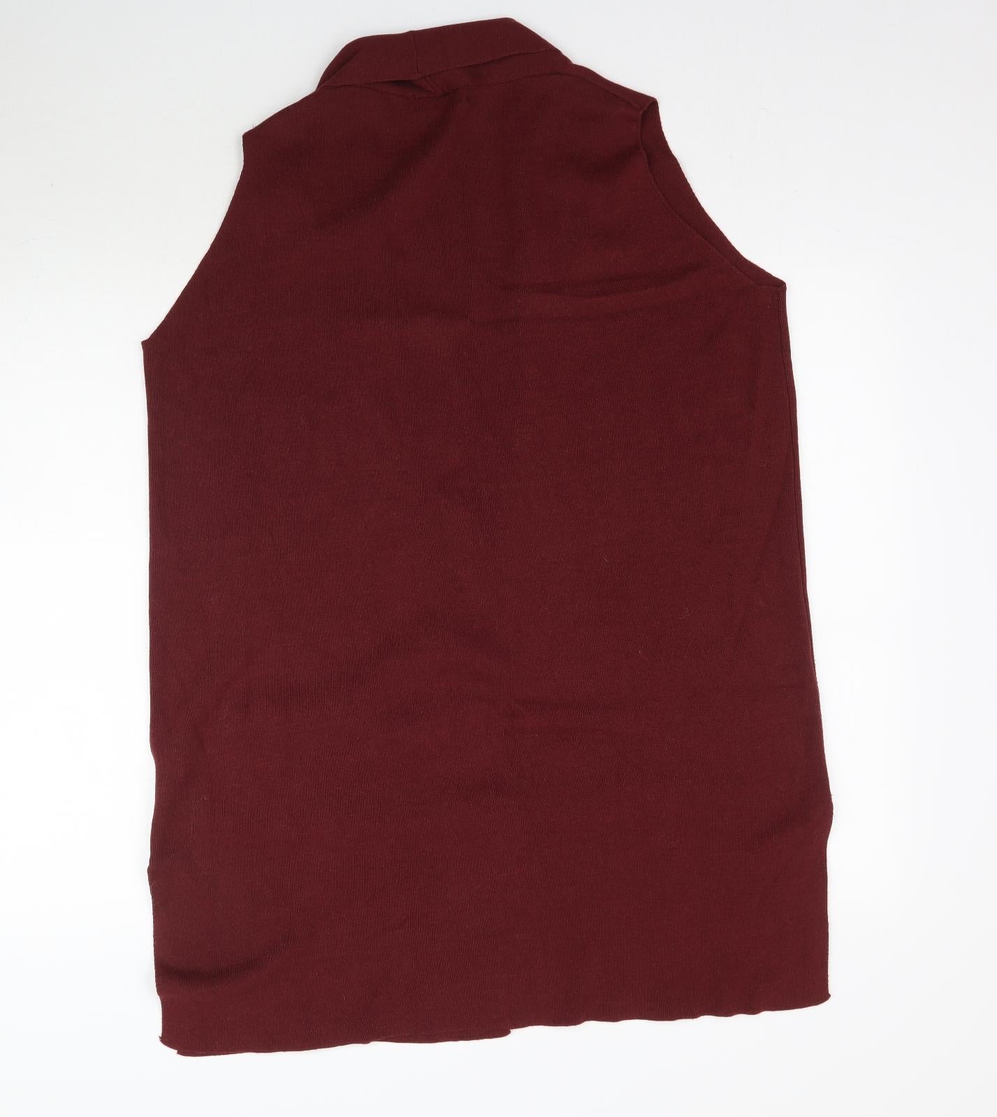 Atmosphere Womens Red  Knit Cardigan Jumper Size L