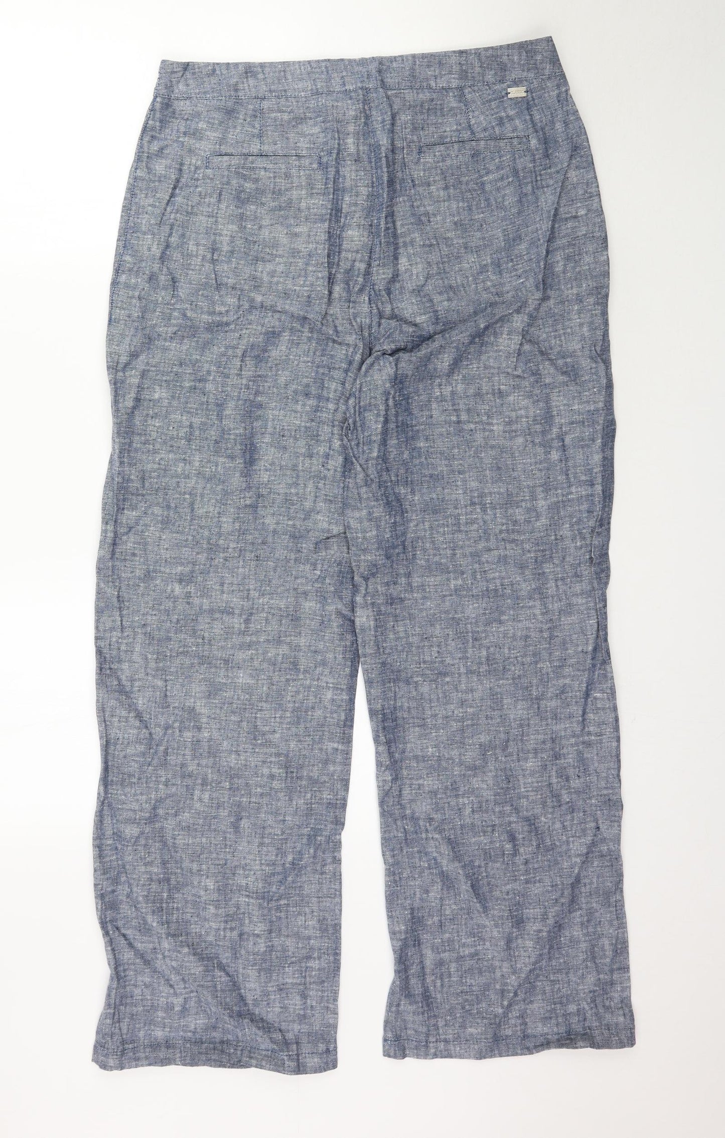 Papaya Womens Blue   Trousers  Size 12 L30 in