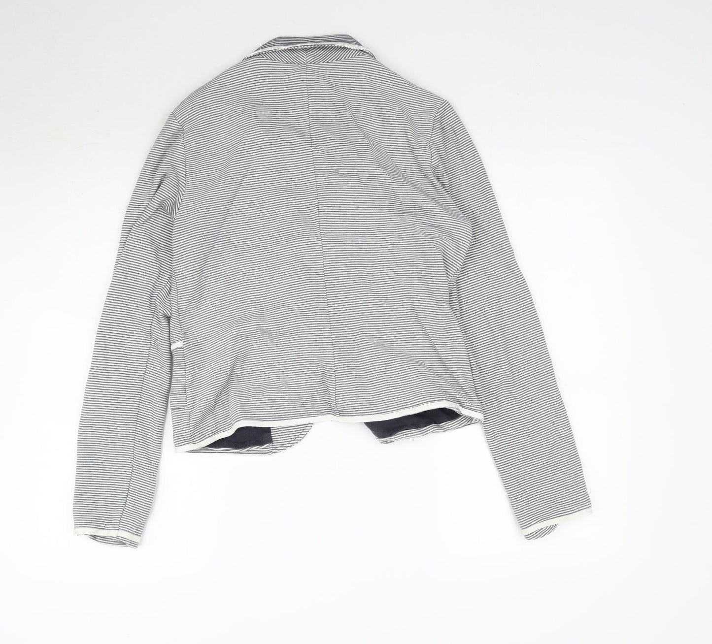 NEXT Womens White Striped  Jacket Blazer Size S