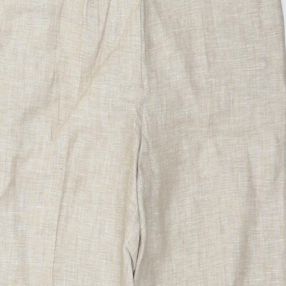 TU Womens Beige   Trousers  Size 8 L27 in