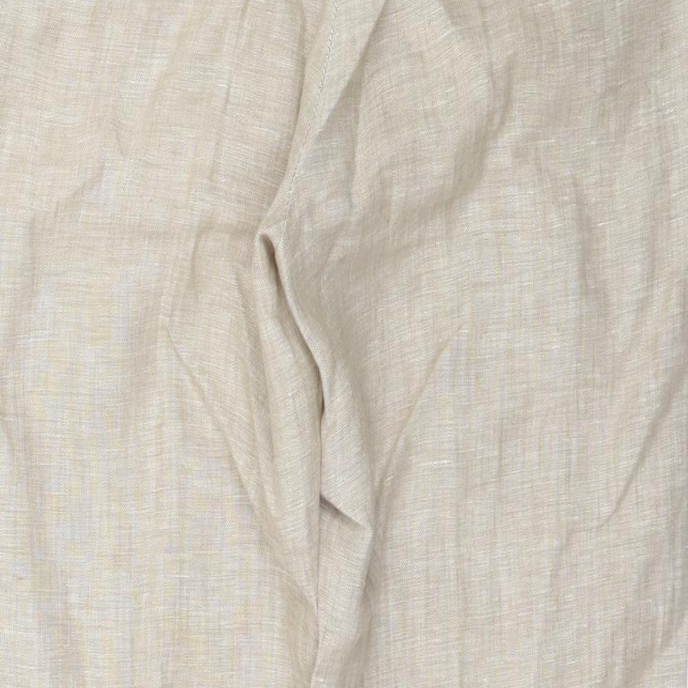 TU Womens Beige   Trousers  Size 8 L27 in