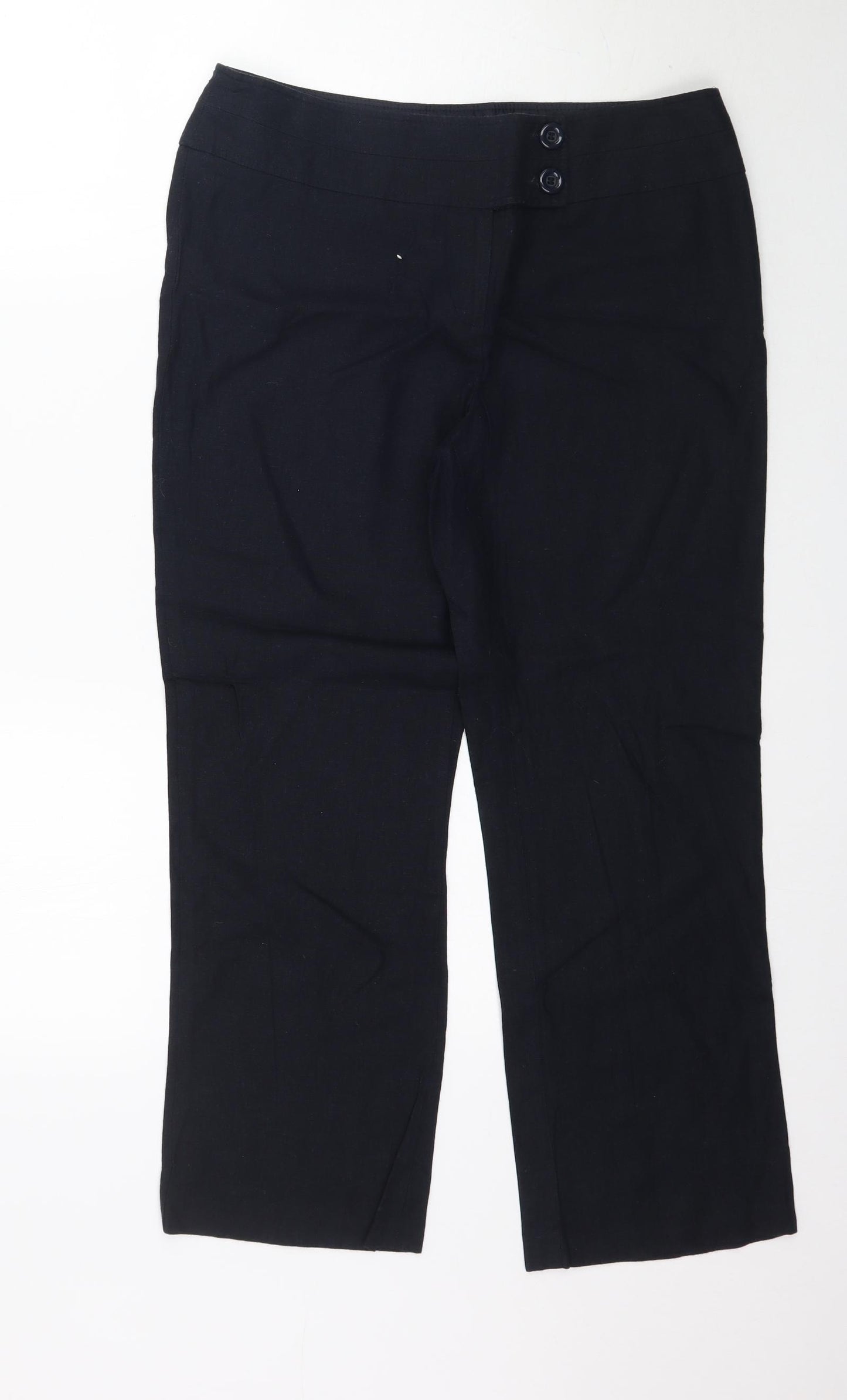 Debenhams Womens Blue   Trousers  Size 12 L26 in