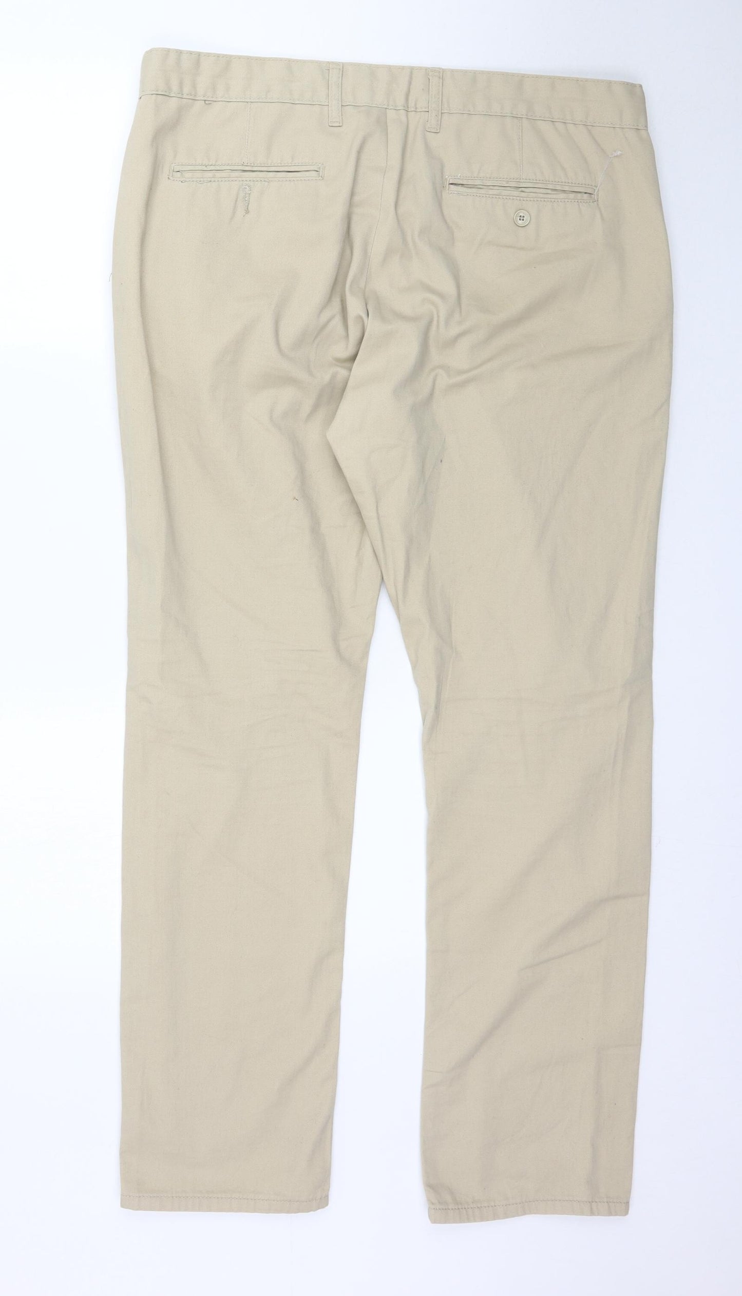 French Connection Mens Beige   Trousers  Size 36 L32 in