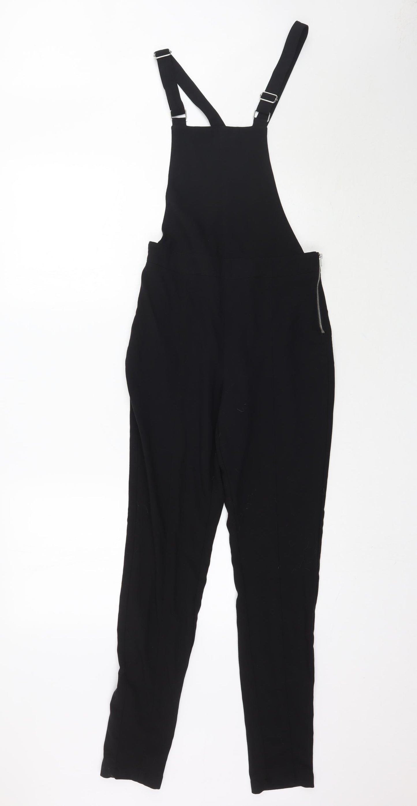 Preworn Womens Black   Dungaree One-Piece Size 6 L29 in
