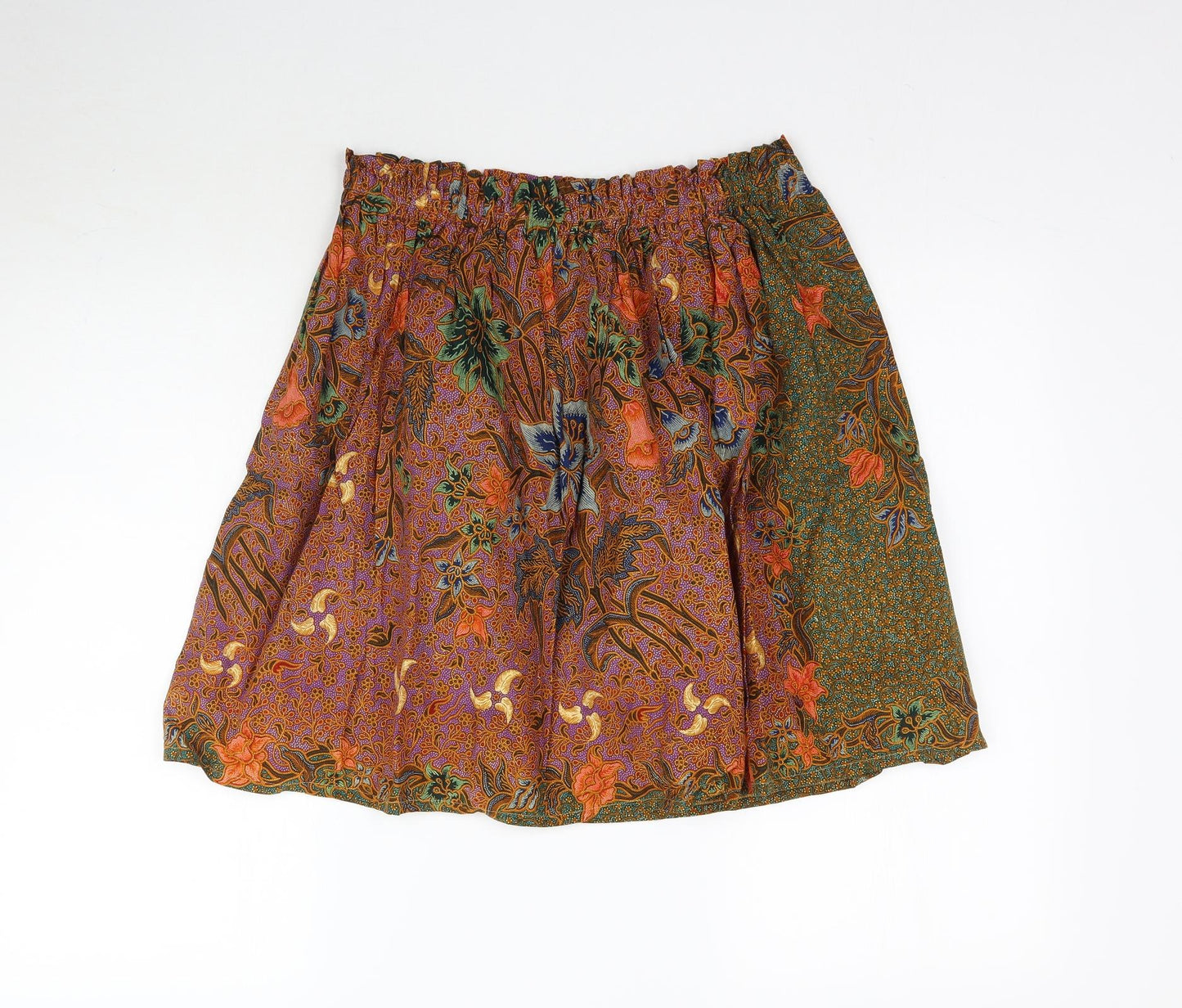 Preworn Womens Multicoloured Floral  Mini Skirt Size L