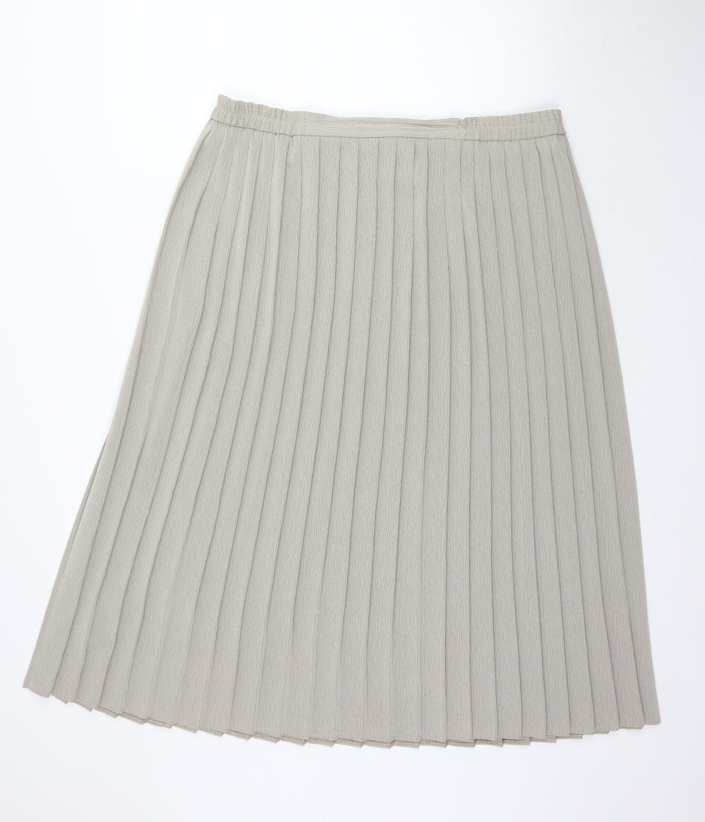 Your 6th sense Womens Beige   Pleated Skirt Size 20