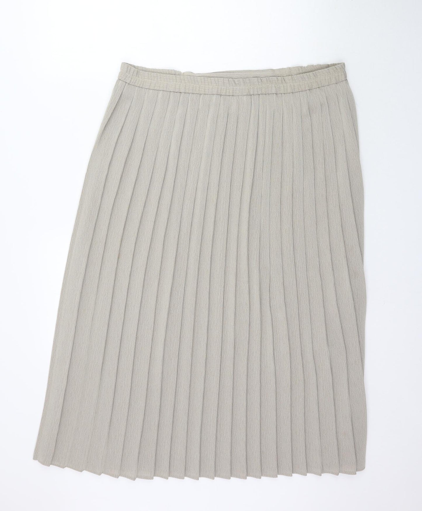 Your 6th sense Womens Beige   Pleated Skirt Size 20