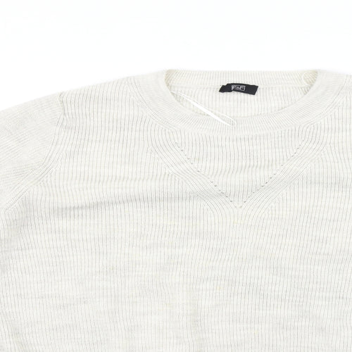 F&F Womens Beige   Pullover Jumper Size 12