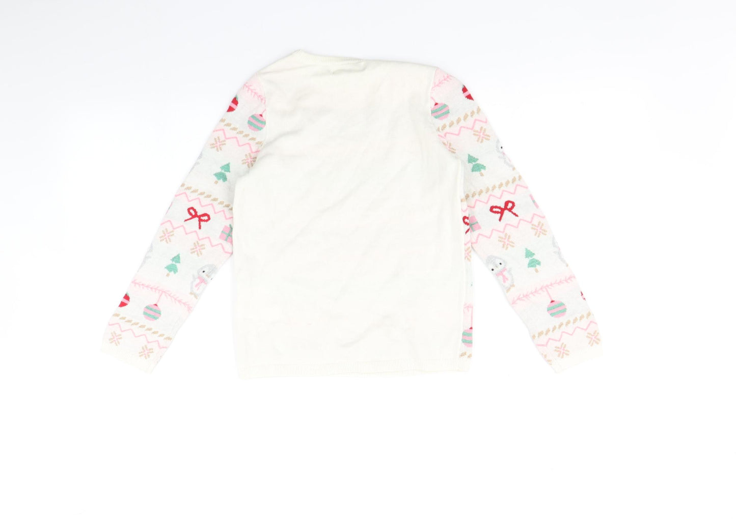 H&M Girls Multicoloured   Pullover Jumper Size 7-8 Years  - Christmas Jumper
