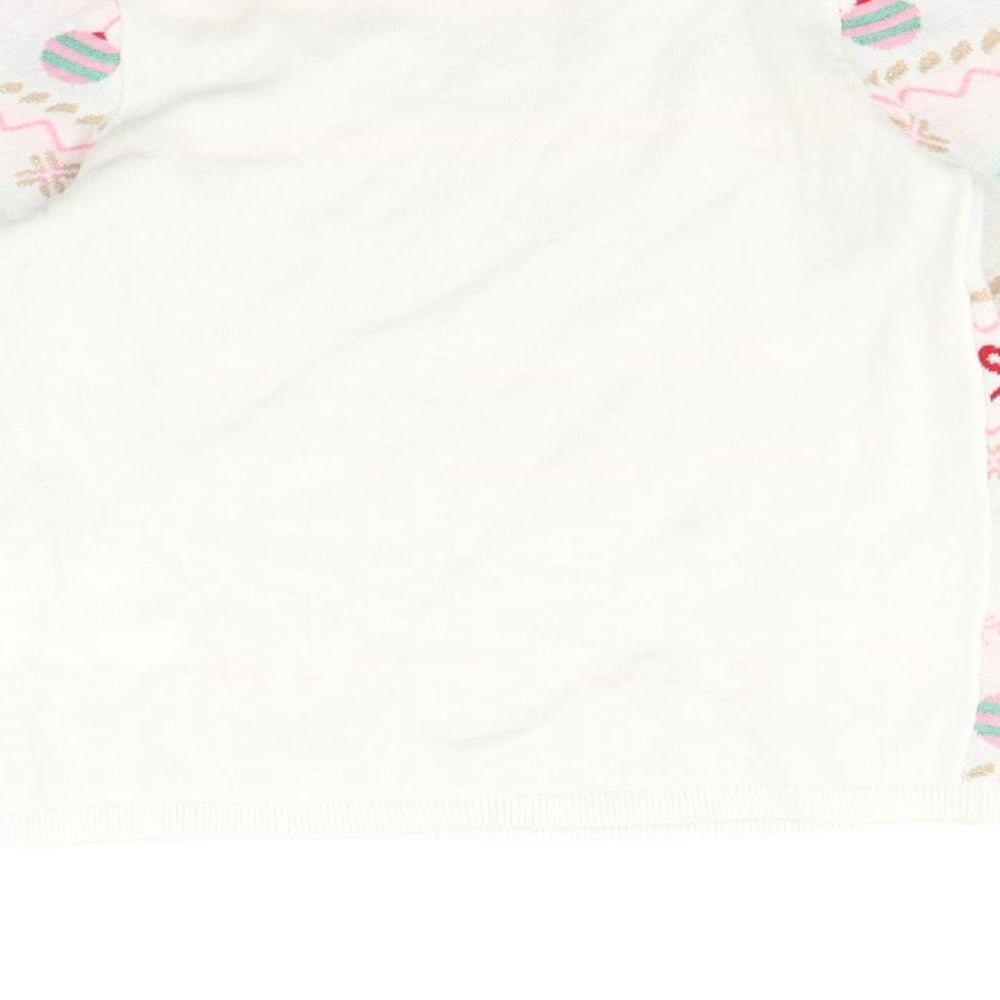 H&M Girls Multicoloured   Pullover Jumper Size 7-8 Years  - Christmas Jumper
