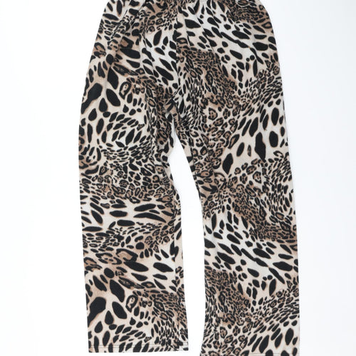 Preworn Womens Brown Animal Print   Lounge Pants Size M