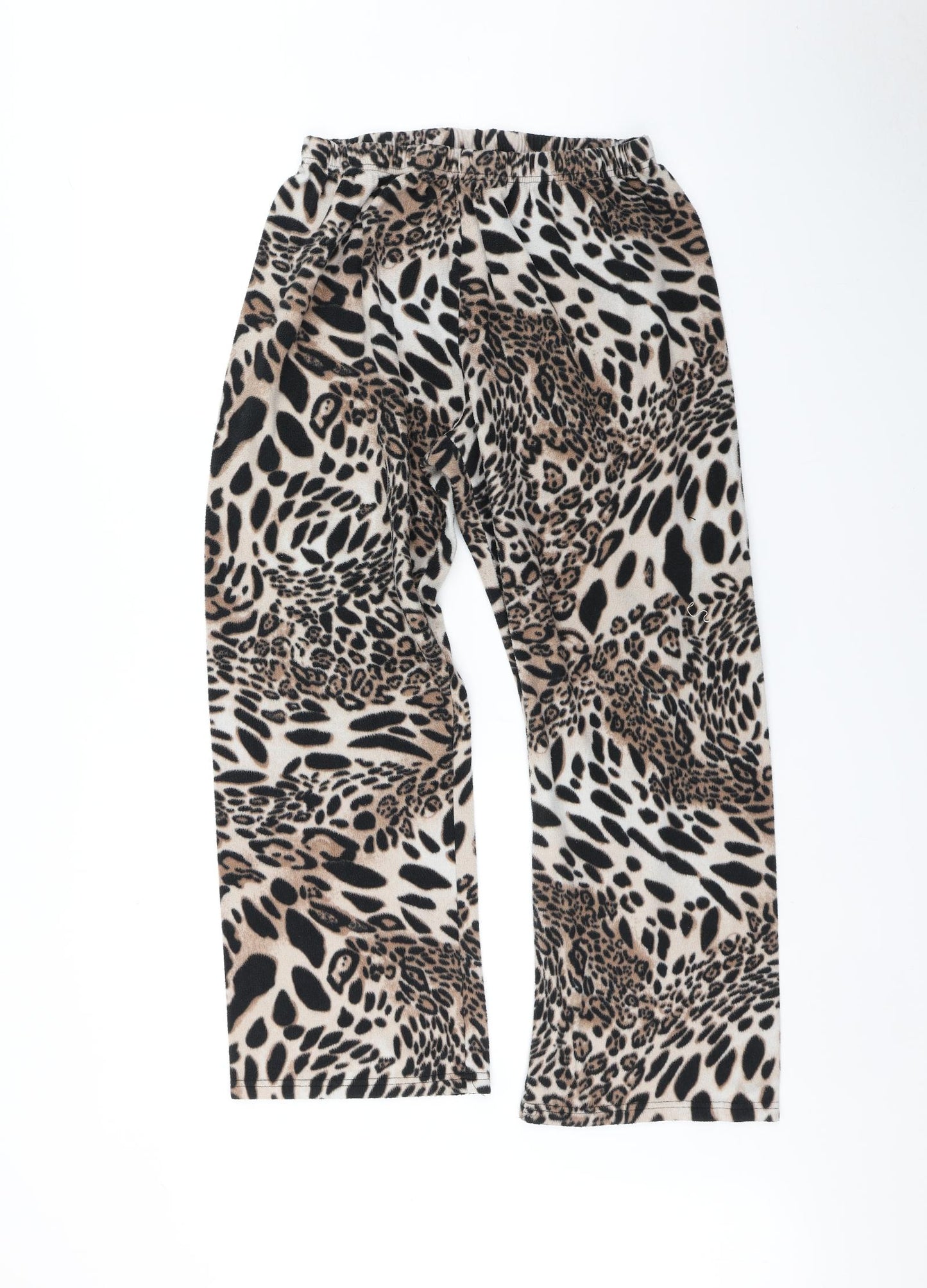 Preworn Womens Brown Animal Print   Lounge Pants Size M