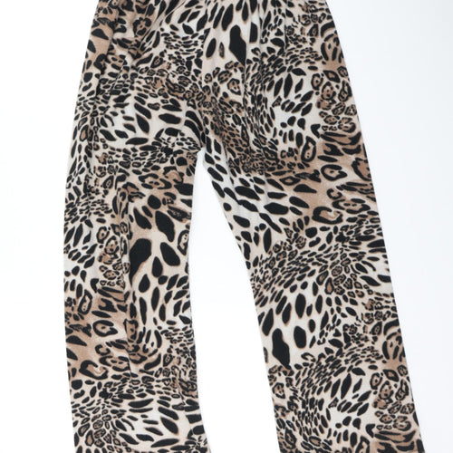 Preworn Womens Brown Animal Print   Lounge Pants Size M
