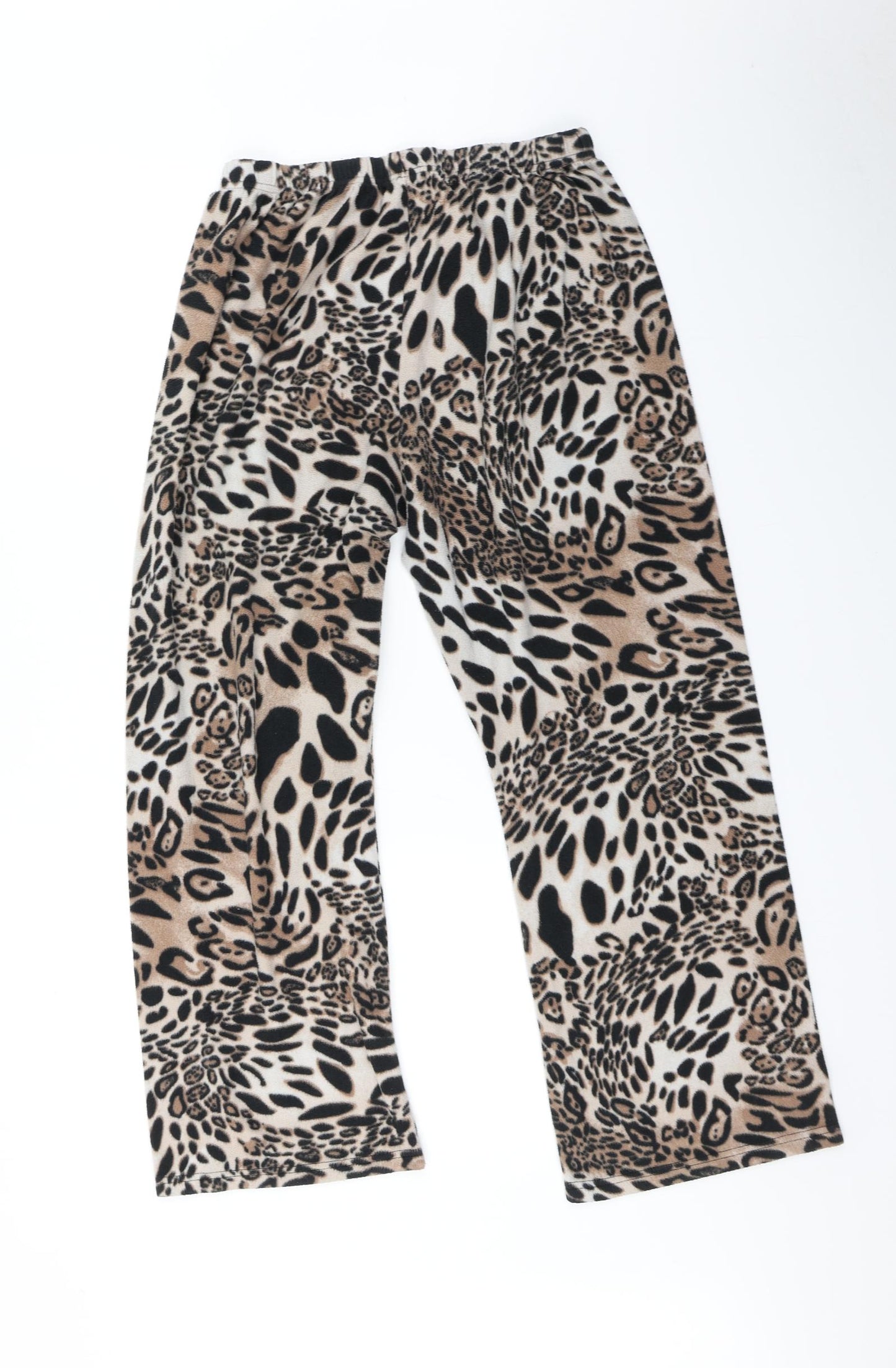 Preworn Womens Brown Animal Print   Lounge Pants Size M